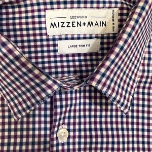 Mizzen & Main Men’s Large Trim Fit Leeward Dress Shirt. Awesome condition.